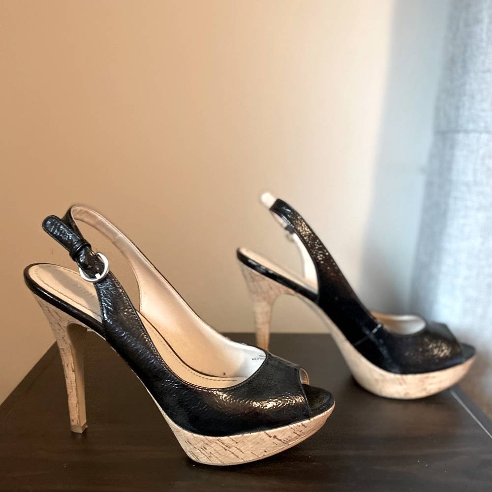 Nine West Peep toe stilettos